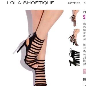 Lola Shoetique Black Heels